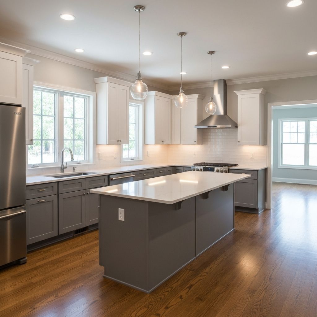 Completed kitchen remodel by Edgewater in Lansing MI